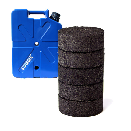 Filtri a carboni attivi Tanica LifeSaver Jerrycan (confezione da cinque)