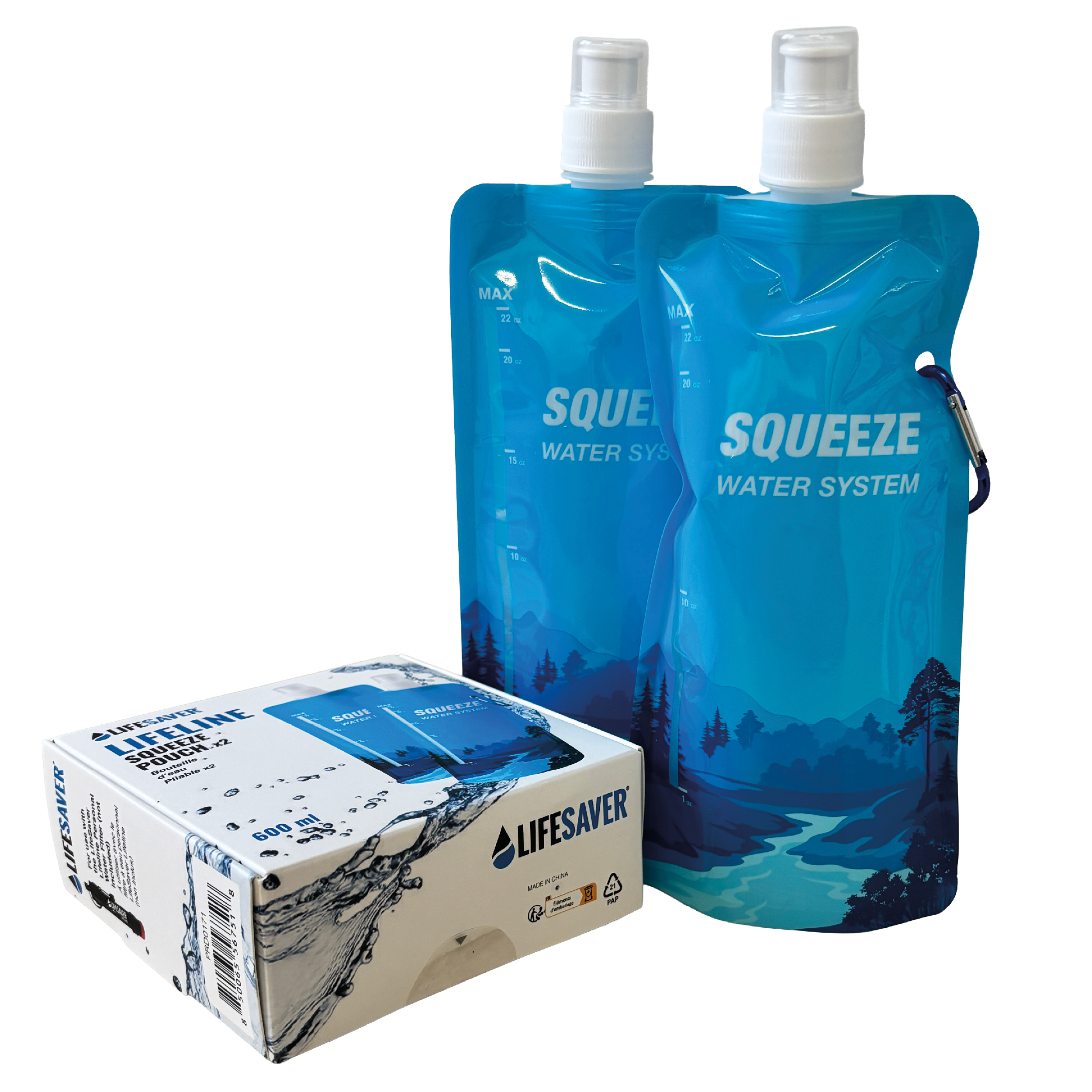 LifeSaver Lifeline Squeeze Pouch 2-pack