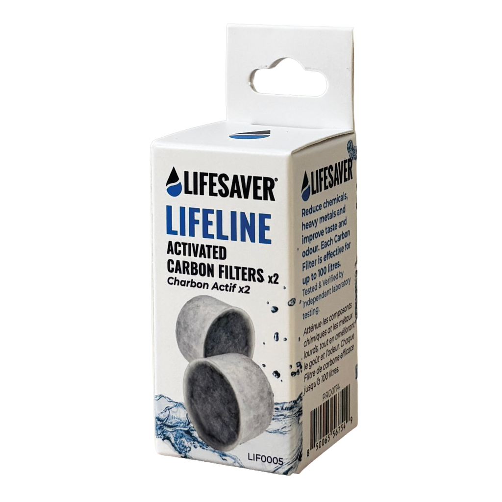 LifeSaver Lifeline Activated Carbon Filters 2-pack