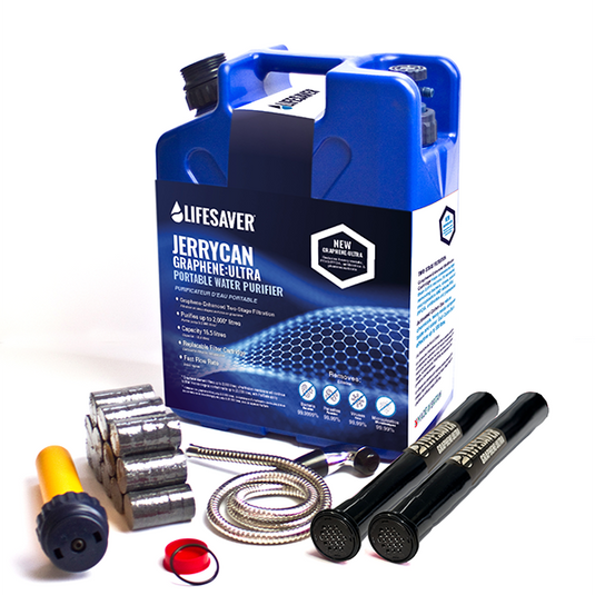 LifeSaver Jerrycan Graphene: confezione di emergenza ultra definitiva